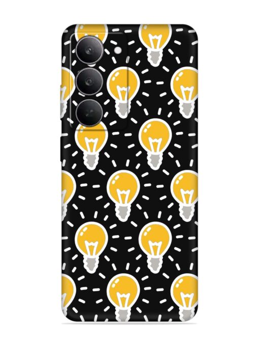 Light Bulb Seamless Embossed Soft Silicone Case for Realme 14X (5G)