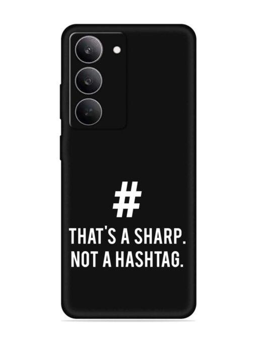 Thats Sharp Not Embossed Soft Silicone Case for Realme 14X (5G)