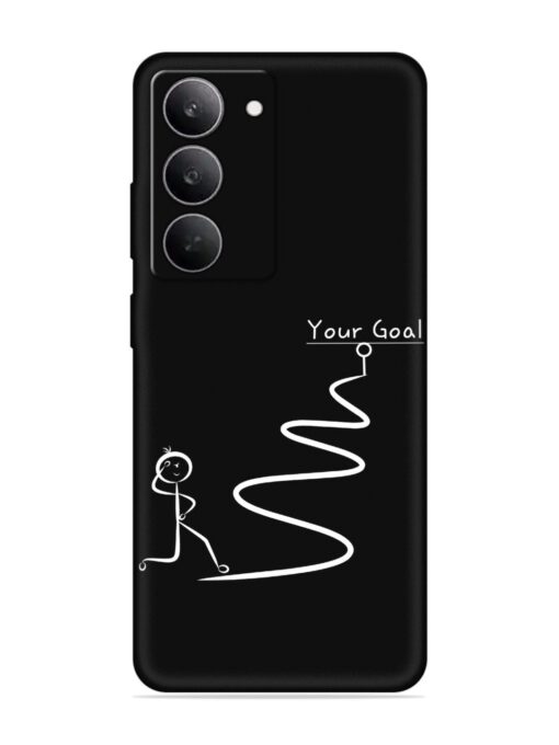 Your Goal Embossed Soft Silicone Case for Realme 14X (5G)