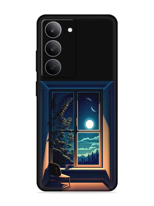 Night View At Window Embossed Soft Silicone Case for Realme 14X (5G)