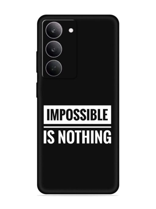 Impossible Is Nothing Embossed Soft Silicone Case for Realme 14X (5G)