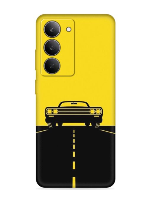 Classic Car Embossed Soft Silicone Case for Realme 14X (5G)