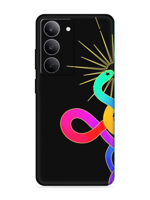 Art Geometric Abstraction Embossed Soft Silicone Case for Realme 14X (5G)