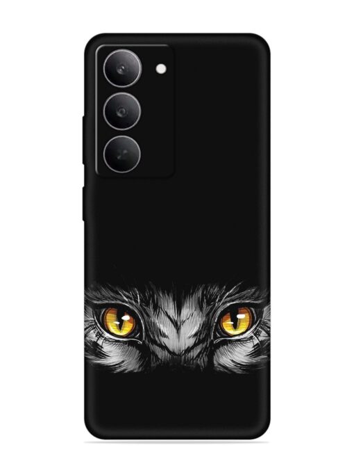 Scary Eye Embossed Soft Silicone Case for Realme 14X (5G)