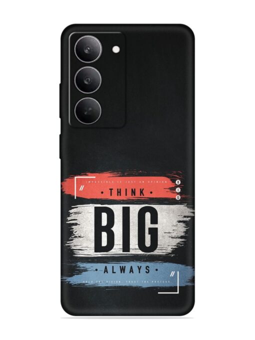 Think Big Always Embossed Soft Silicone Case for Realme 14X (5G)