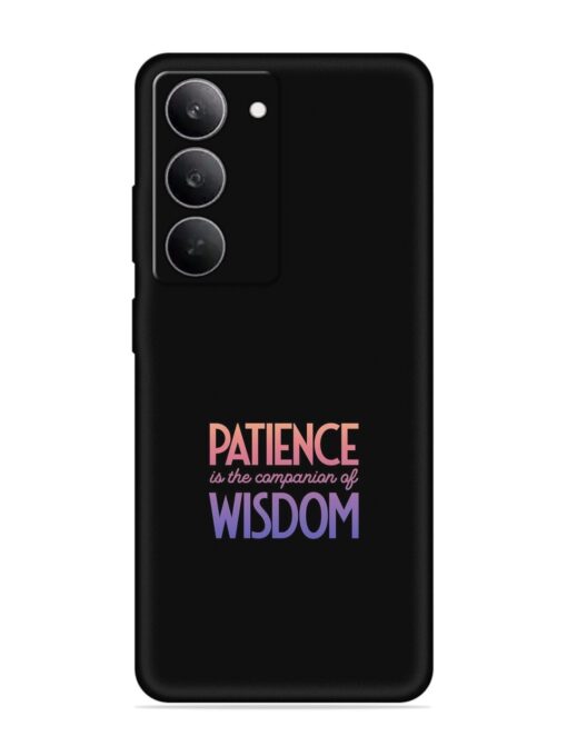 Patience Is The Embossed Soft Silicone Case for Realme 14X (5G)