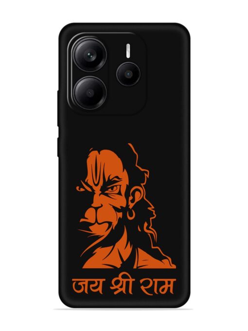 Angry Hanuman Embossed Soft Silicone Case for Xiaomi Redmi Note 14 (5G)