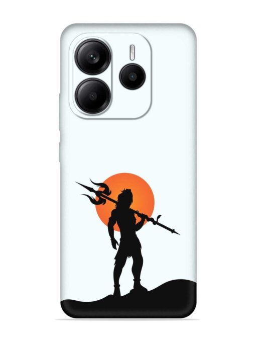 Lord Mahadev Trendy Embossed Soft Silicone Case for Xiaomi Redmi Note 14 (5G)