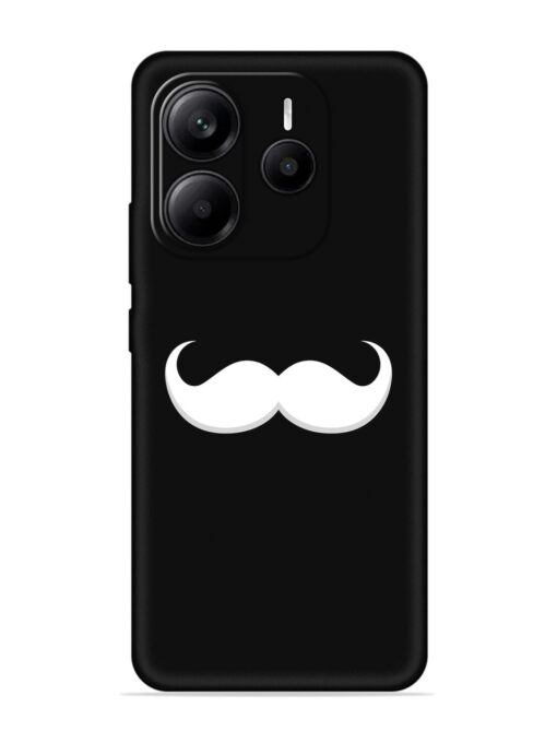 Mustache Vector Embossed Soft Silicone Case for Xiaomi Redmi Note 14 (5G)