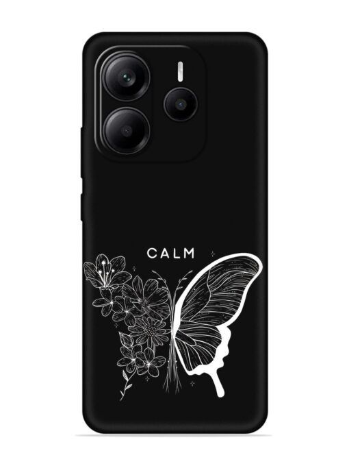 Calm Embossed Soft Silicone Case for Xiaomi Redmi Note 14 (5G)