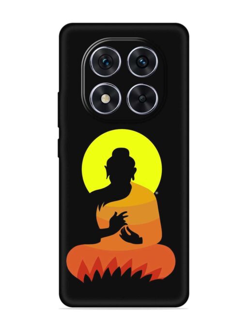 Buddha Art Black Embossed Soft Silicone Case for Xiaomi Redmi Note 14 Pro (5G)