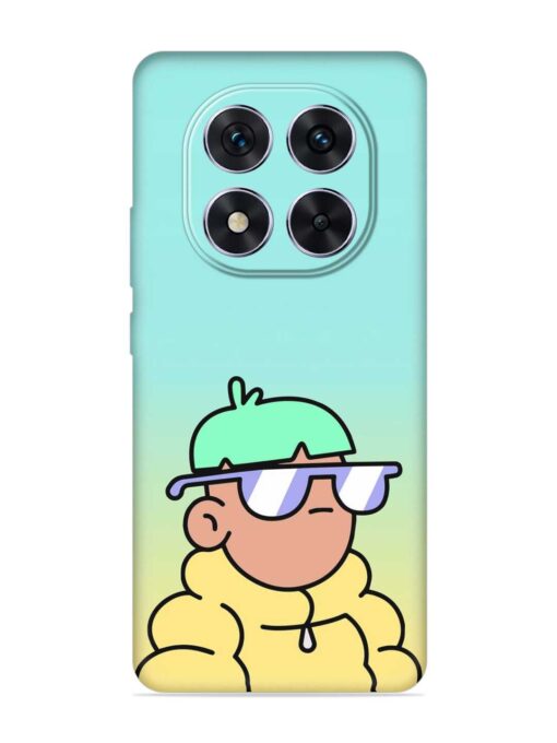 Doodles Cool Character Embossed Soft Silicone Case for Xiaomi Redmi Note 14 Pro (5G)