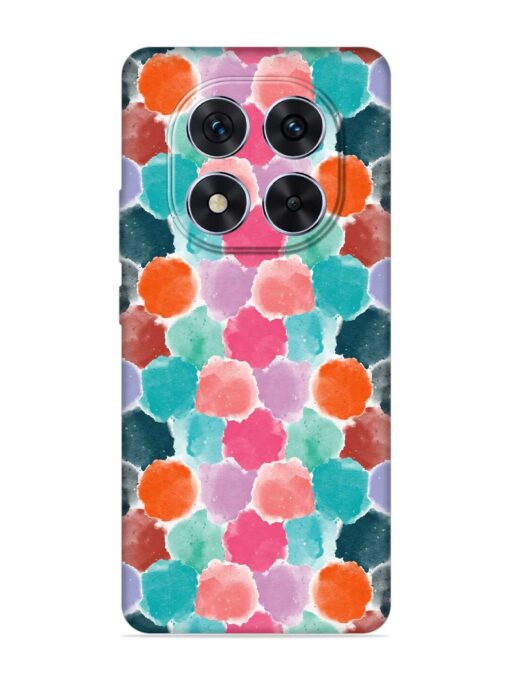 Colorful Seamless Pattern Embossed Soft Silicone Case for Xiaomi Redmi Note 14 Pro (5G)