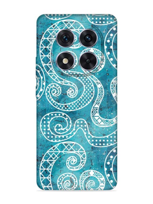 Vintage Curved Seamless Embossed Soft Silicone Case for Xiaomi Redmi Note 14 Pro (5G)