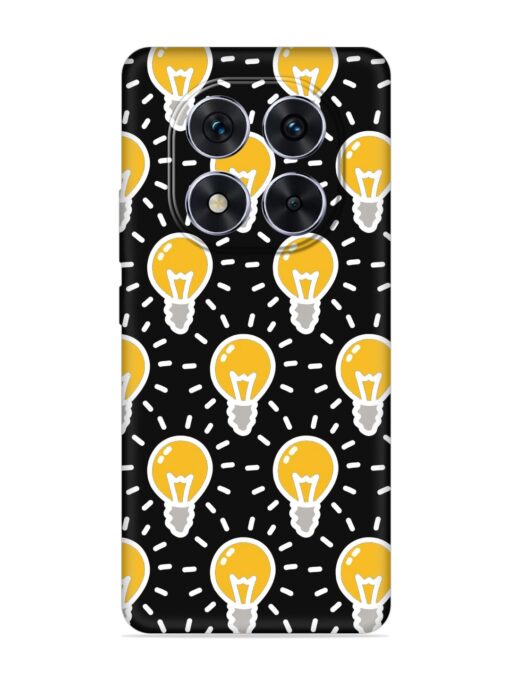 Light Bulb Seamless Embossed Soft Silicone Case for Xiaomi Redmi Note 14 Pro (5G)