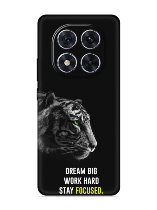 Dream Big Work Hard Embossed Soft Silicone Case for Xiaomi Redmi Note 14 Pro (5G)