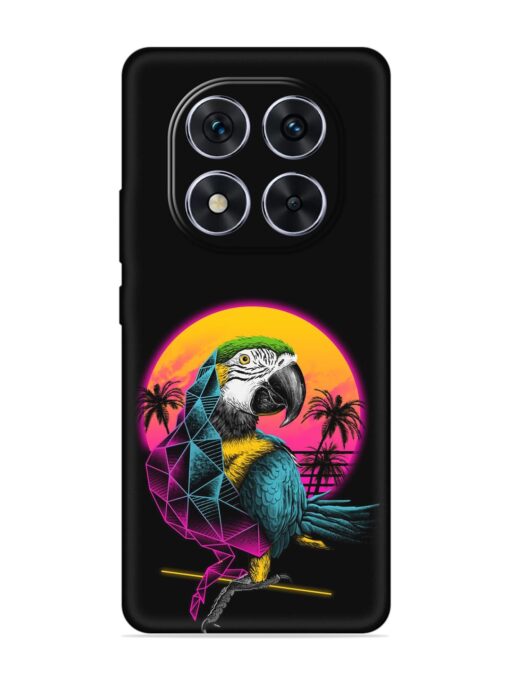 Rad Parrot Embossed Soft Silicone Case for Xiaomi Redmi Note 14 Pro (5G)