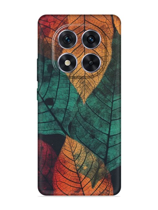 Leaves Artwork Embossed Soft Silicone Case for Xiaomi Redmi Note 14 Pro (5G)