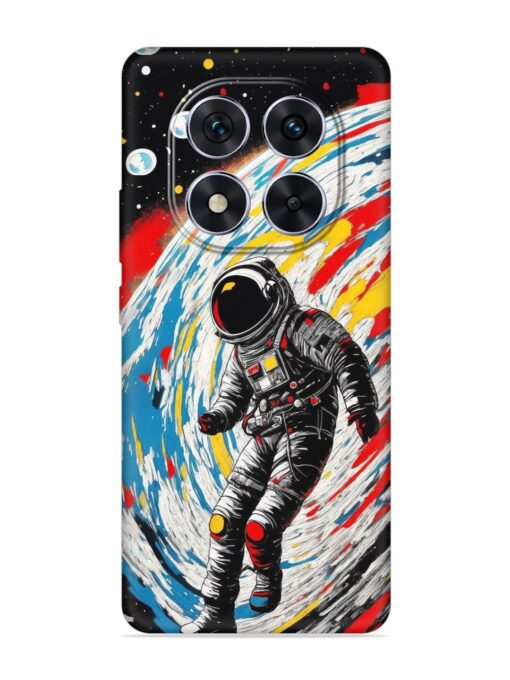 Astronaut Art Embossed Soft Silicone Case for Xiaomi Redmi Note 14 Pro (5G)