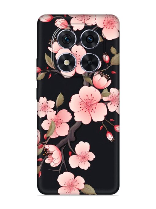 Cherry Blossom Embossed Soft Silicone Case for Xiaomi Redmi Note 14 Pro (5G)