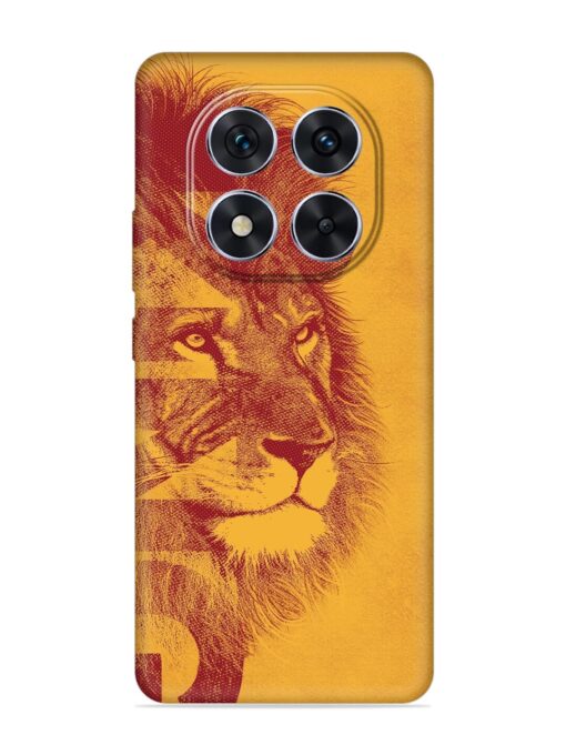 Gold Lion Crown Art Embossed Soft Silicone Case for Xiaomi Redmi Note 14 Pro (5G)