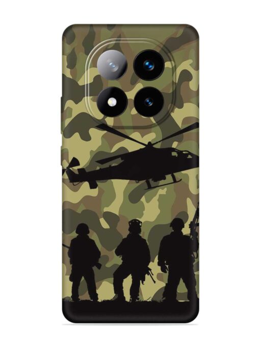 Army Heros Embossed Soft Silicone Case for Xiaomi Redmi Note 14 Pro Plus (5G)