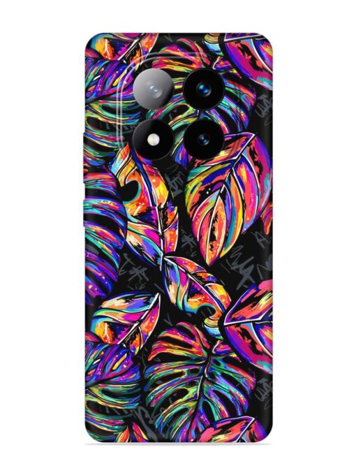 Tropical Seamless Vector Embossed Soft Silicone Case for Xiaomi Redmi Note 14 Pro Plus (5G)