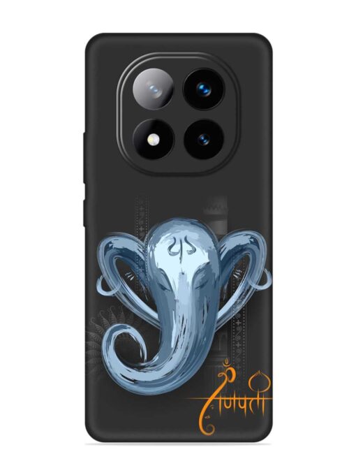 Illustration Lord Ganpati Embossed Soft Silicone Case for Xiaomi Redmi Note 14 Pro Plus (5G)