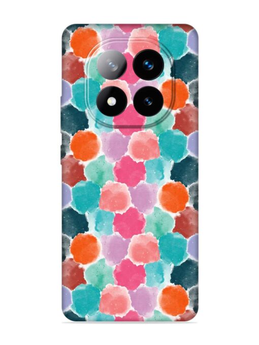 Colorful Seamless Pattern Embossed Soft Silicone Case for Xiaomi Redmi Note 14 Pro Plus (5G)