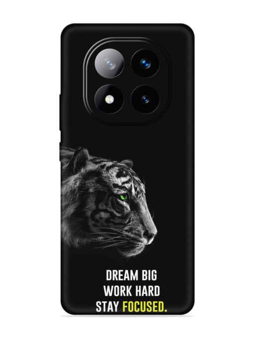 Dream Big Work Hard Embossed Soft Silicone Case for Xiaomi Redmi Note 14 Pro Plus (5G)