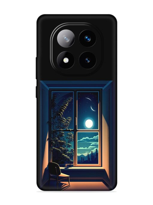 Night View At Window Embossed Soft Silicone Case for Xiaomi Redmi Note 14 Pro Plus (5G)