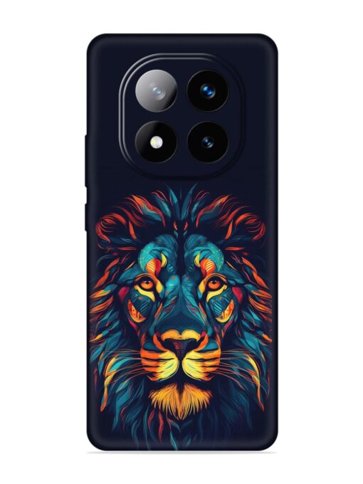 Colorful Lion Embossed Soft Silicone Case for Xiaomi Redmi Note 14 Pro Plus (5G)