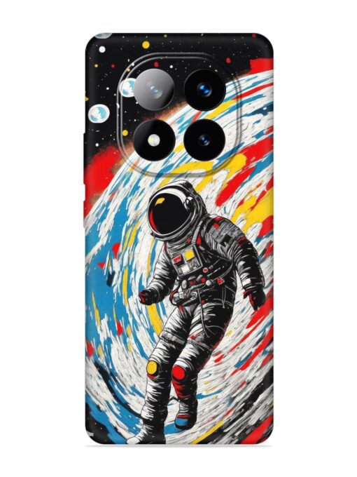 Astronaut Art Embossed Soft Silicone Case for Xiaomi Redmi Note 14 Pro Plus (5G)