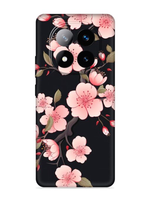 Cherry Blossom Embossed Soft Silicone Case for Xiaomi Redmi Note 14 Pro Plus (5G)