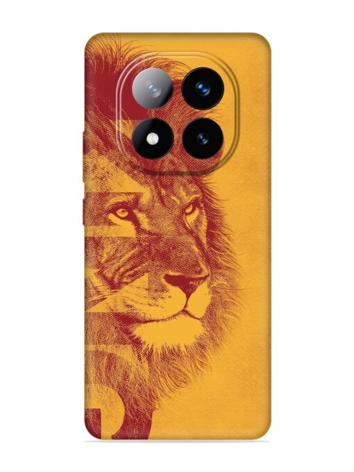 Gold Lion Crown Art Embossed Soft Silicone Case for Xiaomi Redmi Note 14 Pro Plus (5G)