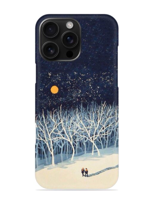 Full Moon Snowshoe Tour Snap Case for Apple Iphone 16 Pro Max