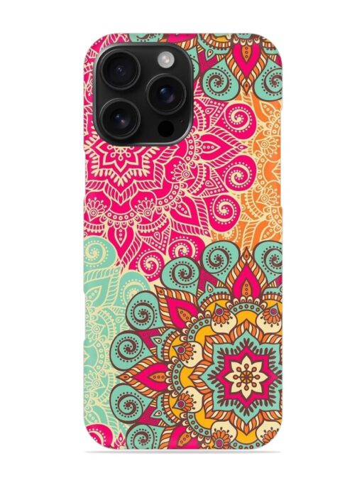 Mandala Seamless Snap Case for Apple Iphone 16 Pro Max