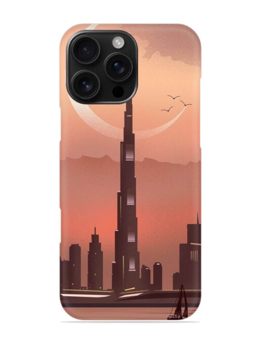 Landmark Burj Khalifa Snap Case for Apple Iphone 16 Pro Max