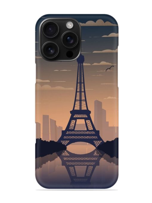 France Paris Eiffel Tower Gradient Snap Case for Apple Iphone 16 Pro Max