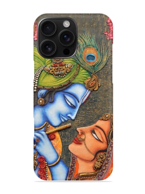 Lord Radha Krishna Flute Art Snap Case for Apple Iphone 16 Pro Max