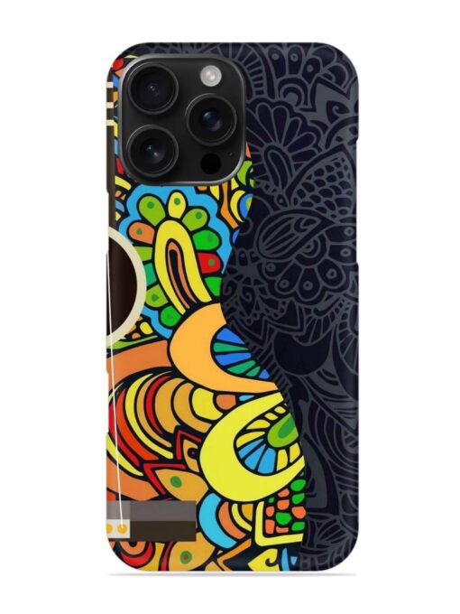 Guitar Vector Art Snap Case for Apple Iphone 16 Pro Max