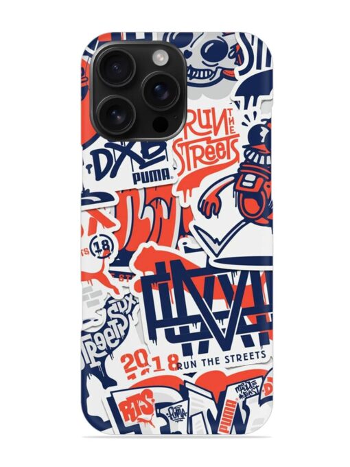 Run The Street Snap Case for Apple Iphone 16 Pro Max