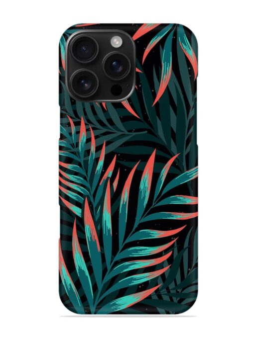 Green Leaf Art Snap Case for Apple Iphone 16 Pro Max