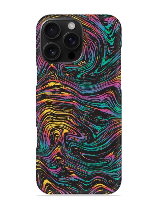 Abstract Liquid Colors Snap Case for Apple Iphone 16 Pro Max