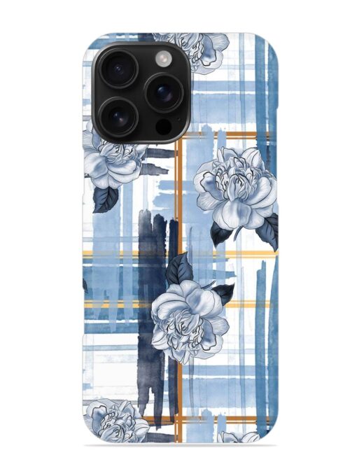 Watercolor Pattern Rose Snap Case for Apple Iphone 16 Pro Max