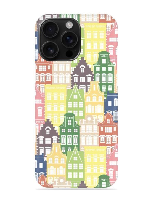 Seamless Shapes Pattern Snap Case for Apple Iphone 16 Pro Max