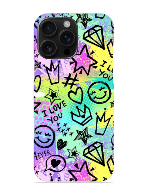 Bright Seamless Pattern Snap Case for Apple Iphone 16 Pro Max