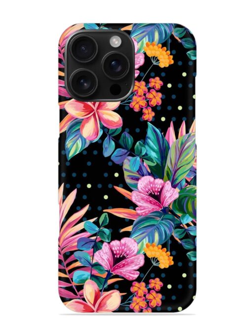 Seamless Floral Pattern Snap Case for Apple Iphone 16 Pro Max