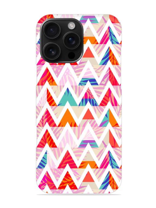 Abstract Triangle Background Snap Case for Apple Iphone 16 Pro Max