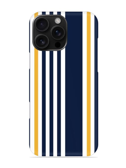 Seamless Stripe Pattern Snap Case for Apple Iphone 16 Pro Max